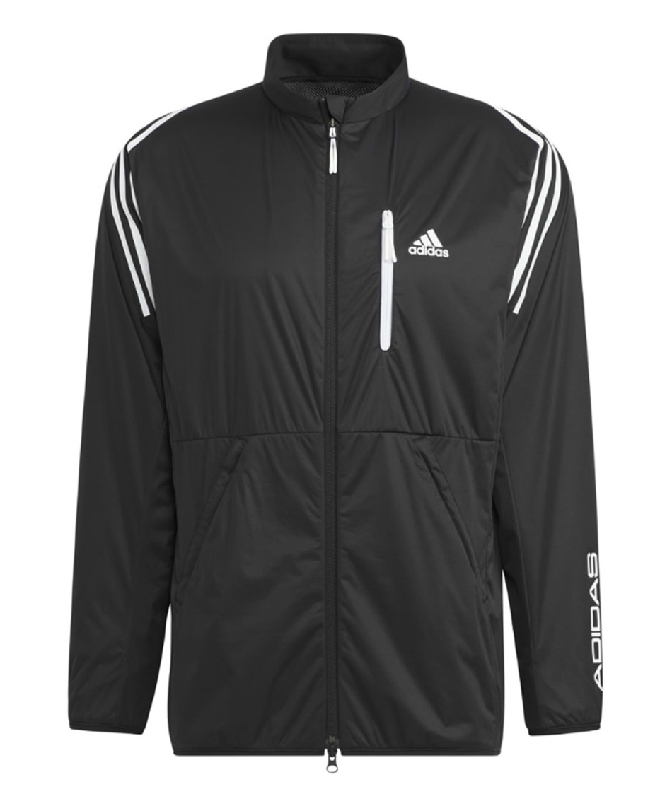アディダス(adidas) ゴルフウェア ブルゾン スリーストライプス 撥水