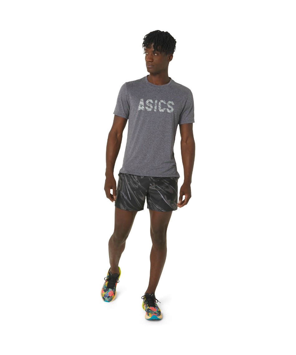 アシックス(asics) ショートパンツ ランニンググラフィックマルチ