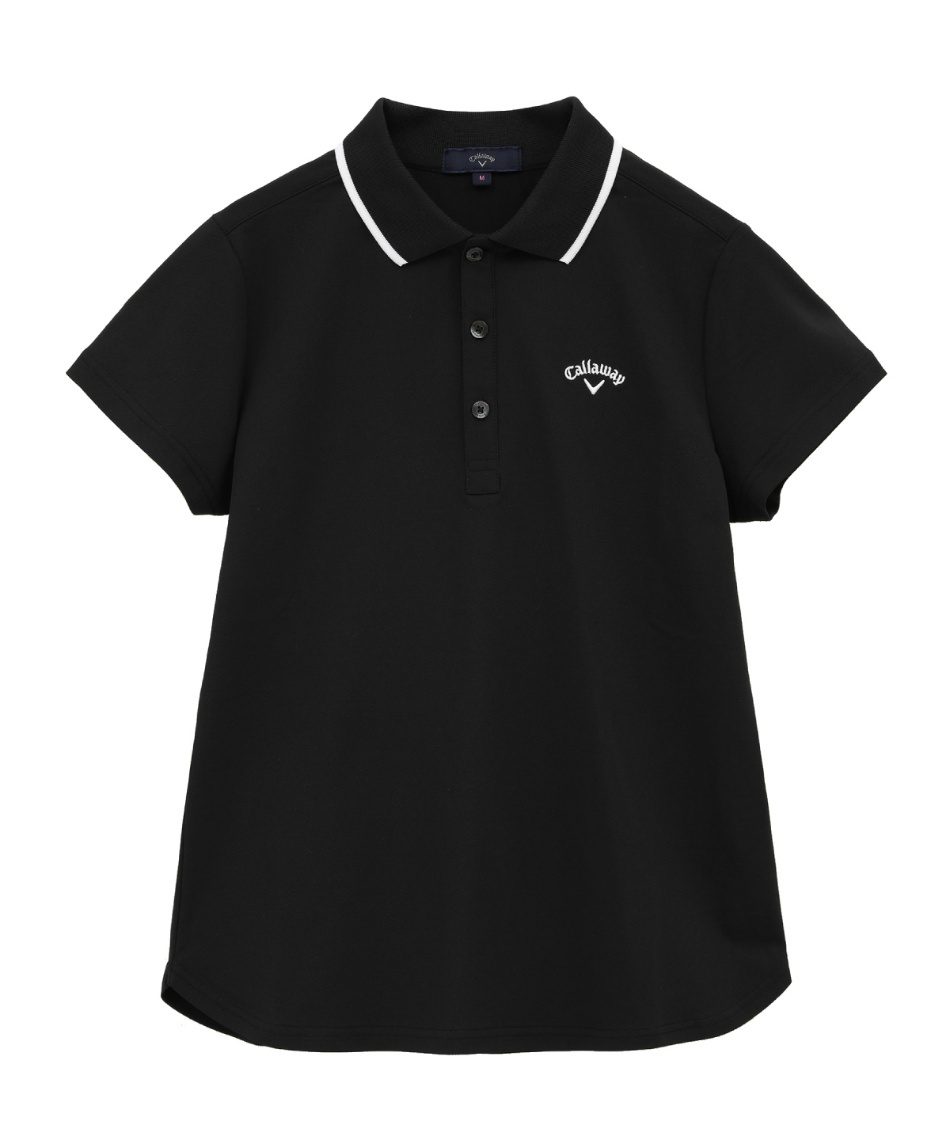 ゴルフウェア ポロシャツ 半袖 バックプリント半袖ポロシャツ