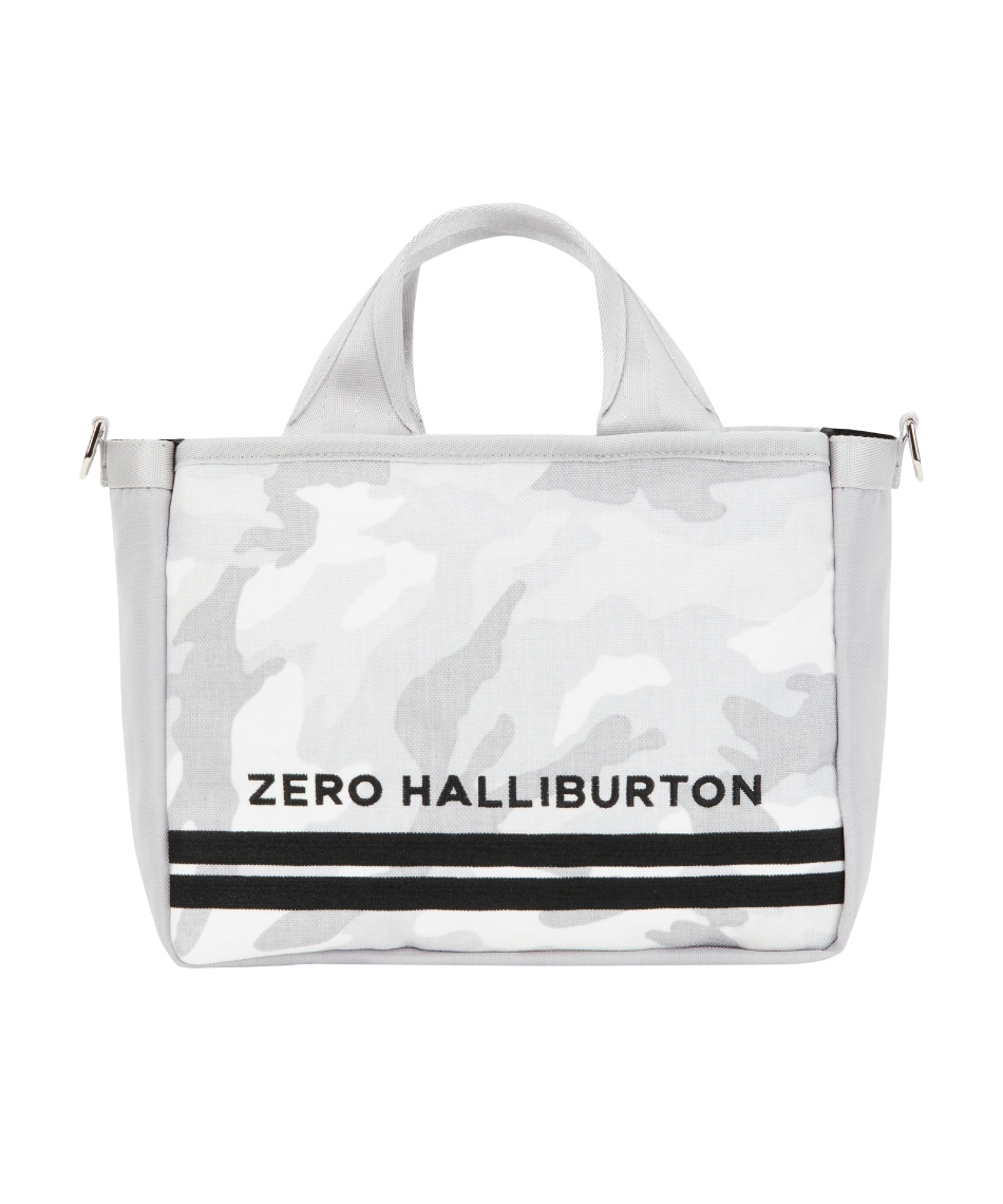ゼロハリバートン(ZERO HALLIBURTON) ラウンドバッグ ZERO HALLIカモ柄