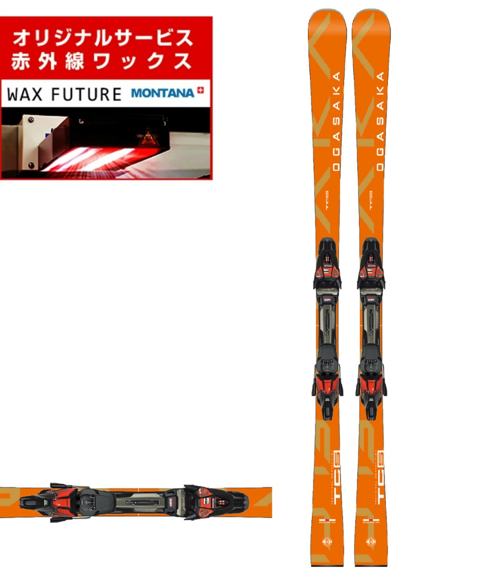 wax】 オガサカ(OGASAKA) スキー板 オールラウンド TC-S+rMOTION3 12GW