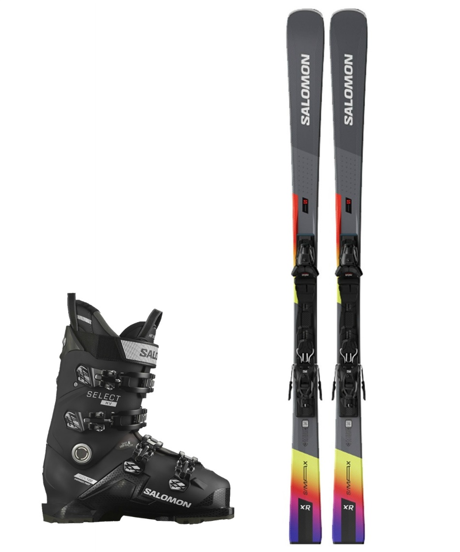 サロモン(salomon) スキー板 オールラウンド 3点セット L4772220 S/MAX