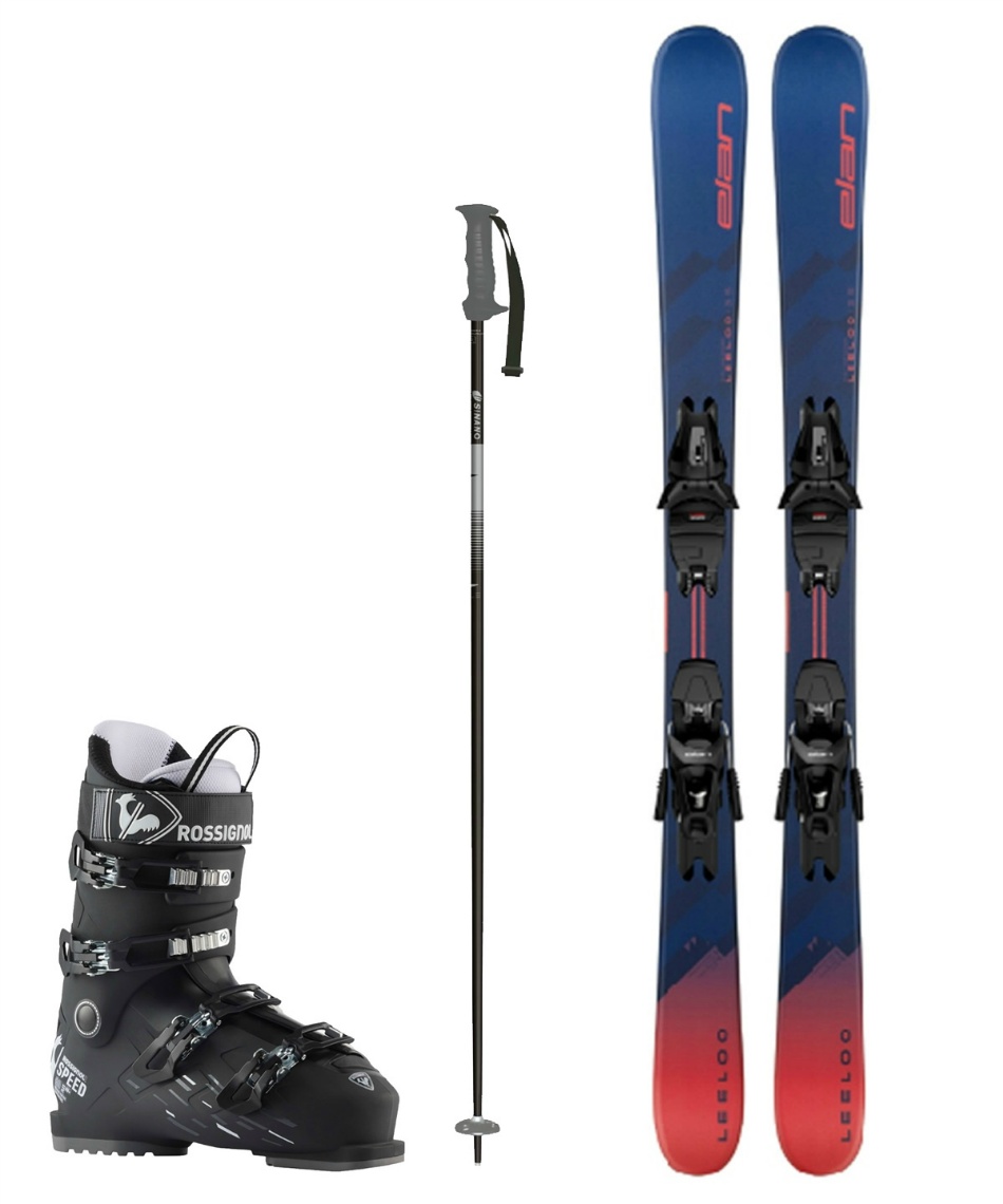 エラン(ELAN) フリースタイルスキー板 4点セット LEELOO LS+EL10.0 GW+