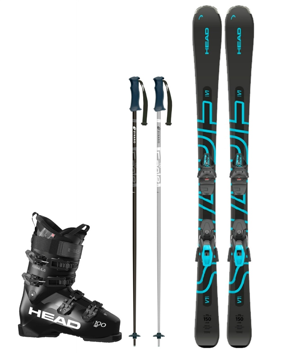 ヘッド(HEAD) スキー板 オールラウンド 4点セット SHAPE V1 +SLR 9.0