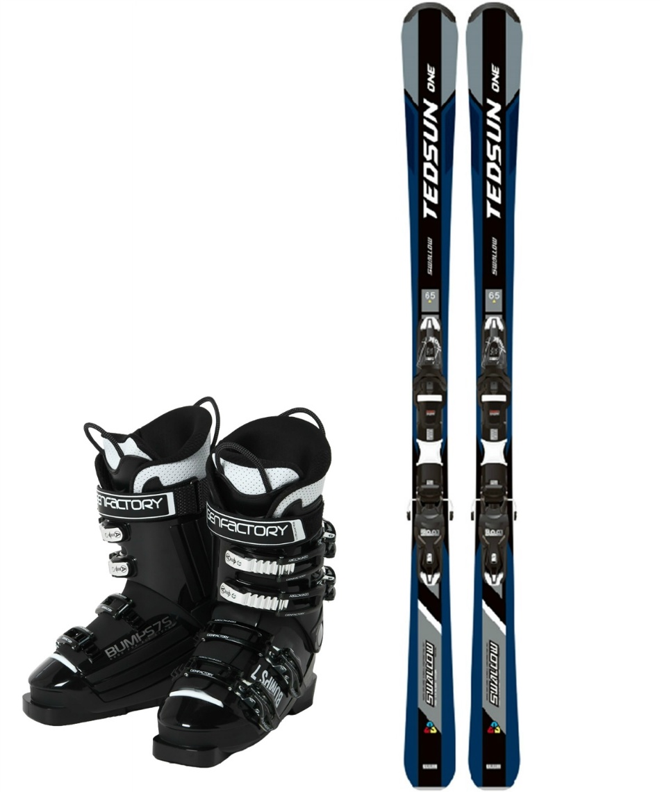 スワロー(Swallow) スキー板 オールラウンド 3点セット TEDSUN ONE +