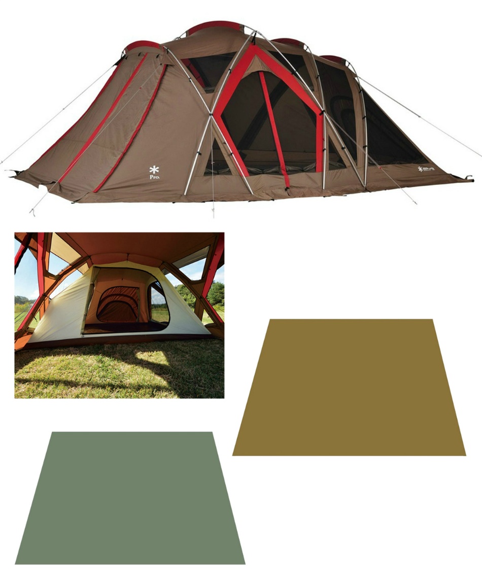 スノーピーク テント シートマット 4点セット リビングシェル ロング