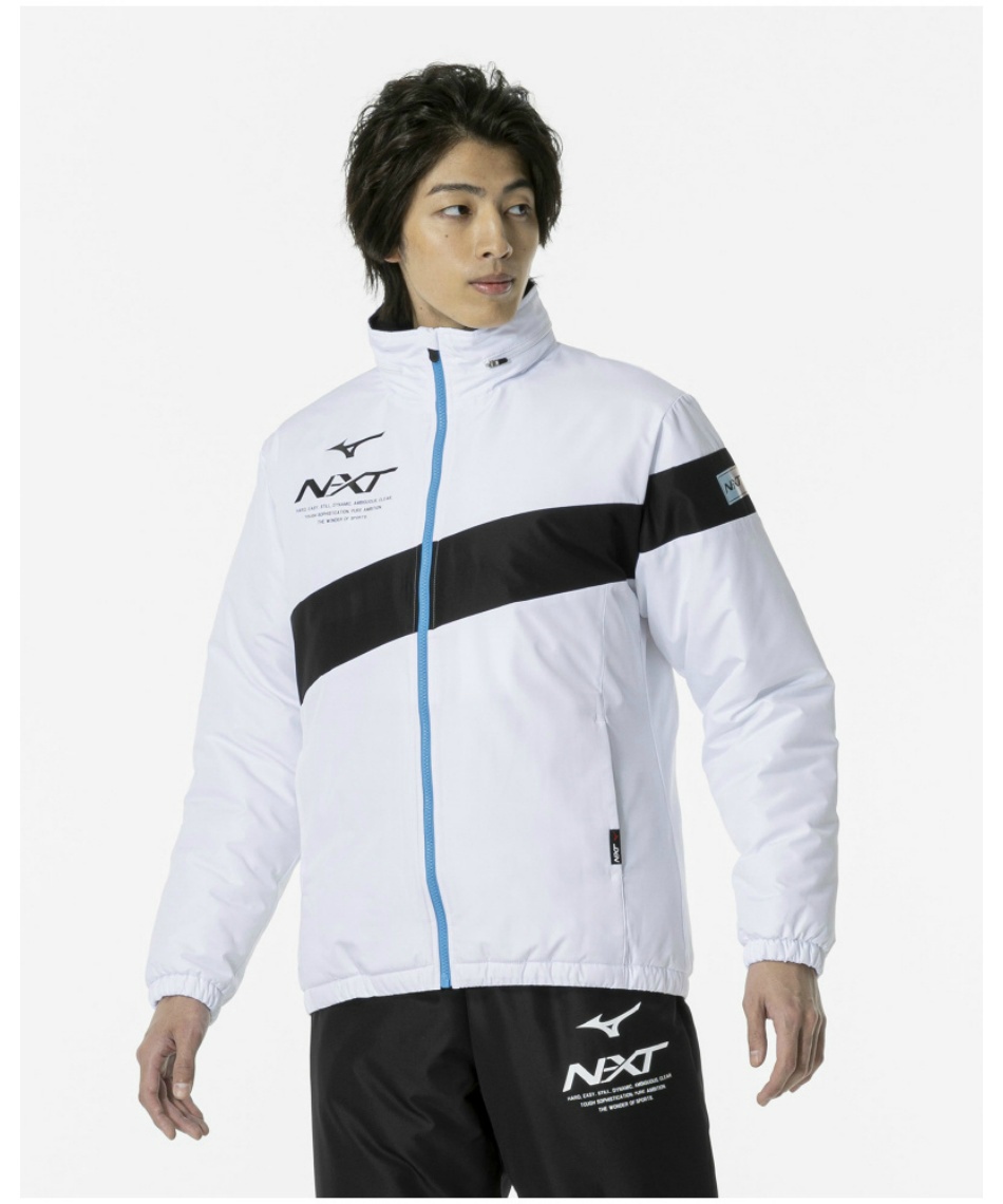 ミズノ(MIZUNO) ウインドブレーカー 上下セット N-XT 中綿ブレスサーモ
