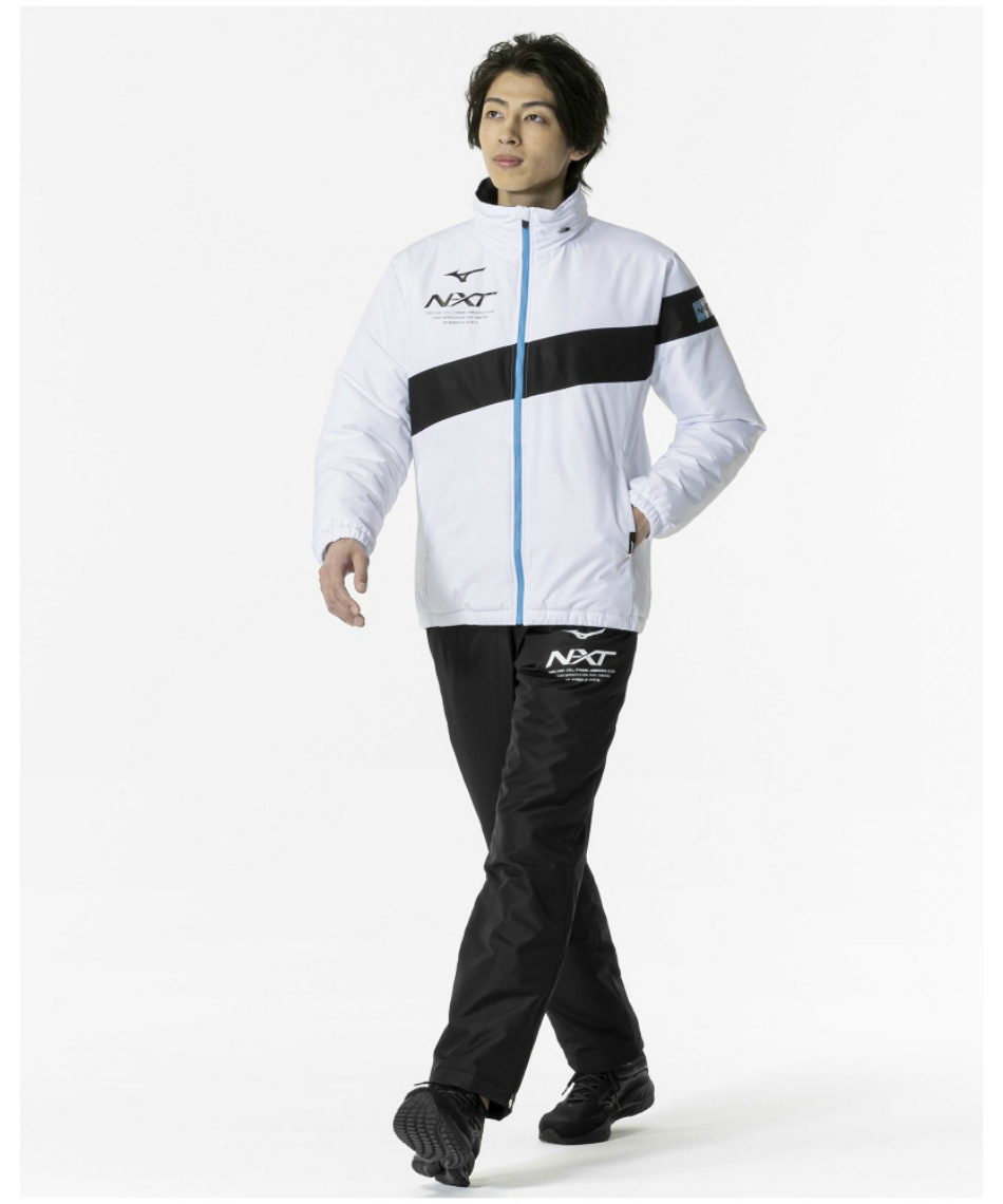 ミズノ(MIZUNO) ウインドブレーカー 上下セット N-XT 中綿ブレスサーモ