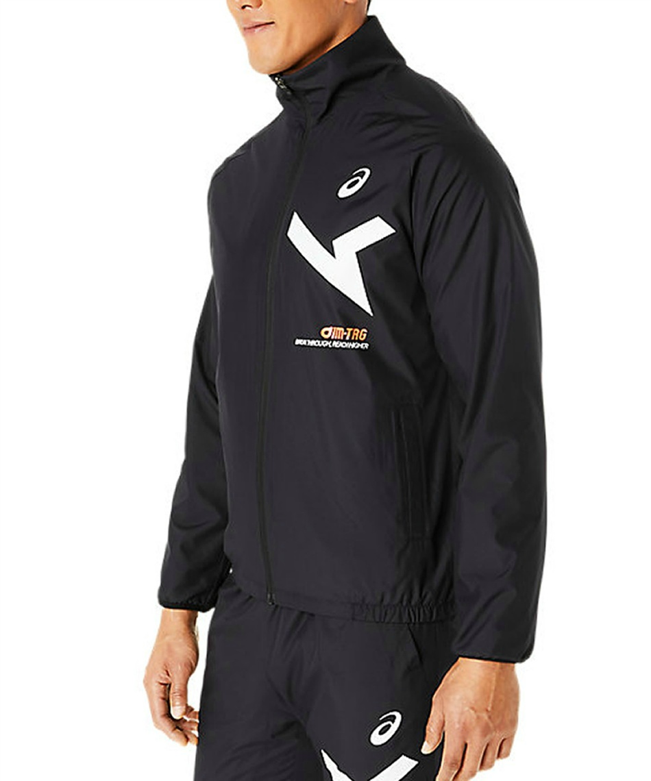 アシックス(asics) ウインドブレーカー 上下セット A-I-M裏トリコット
