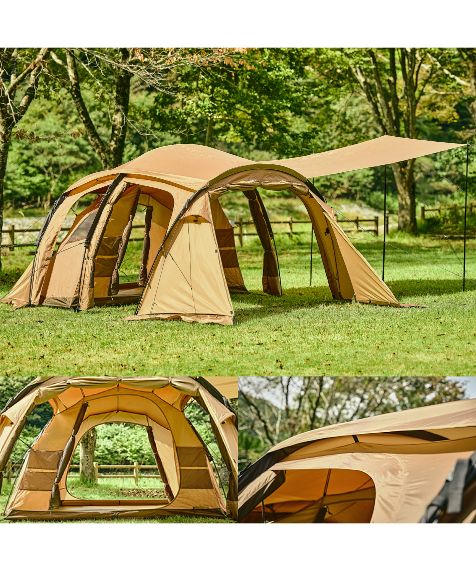 ビジョンピークス(VISIONPEAKS) トレスアーチ2ルームテント＋RF