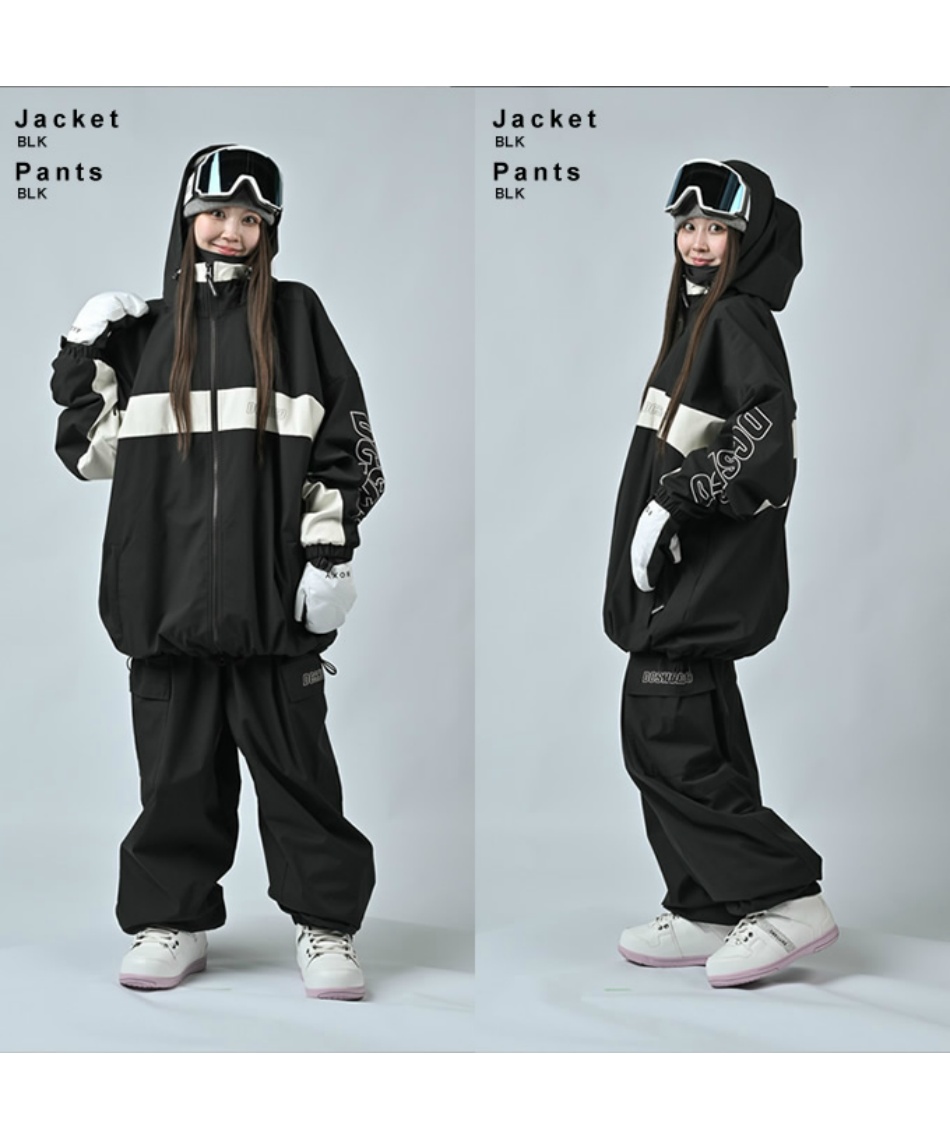 ディーシー(DC) スノーボードウェア 上下セット 24 DC SNOW STAND ZIP