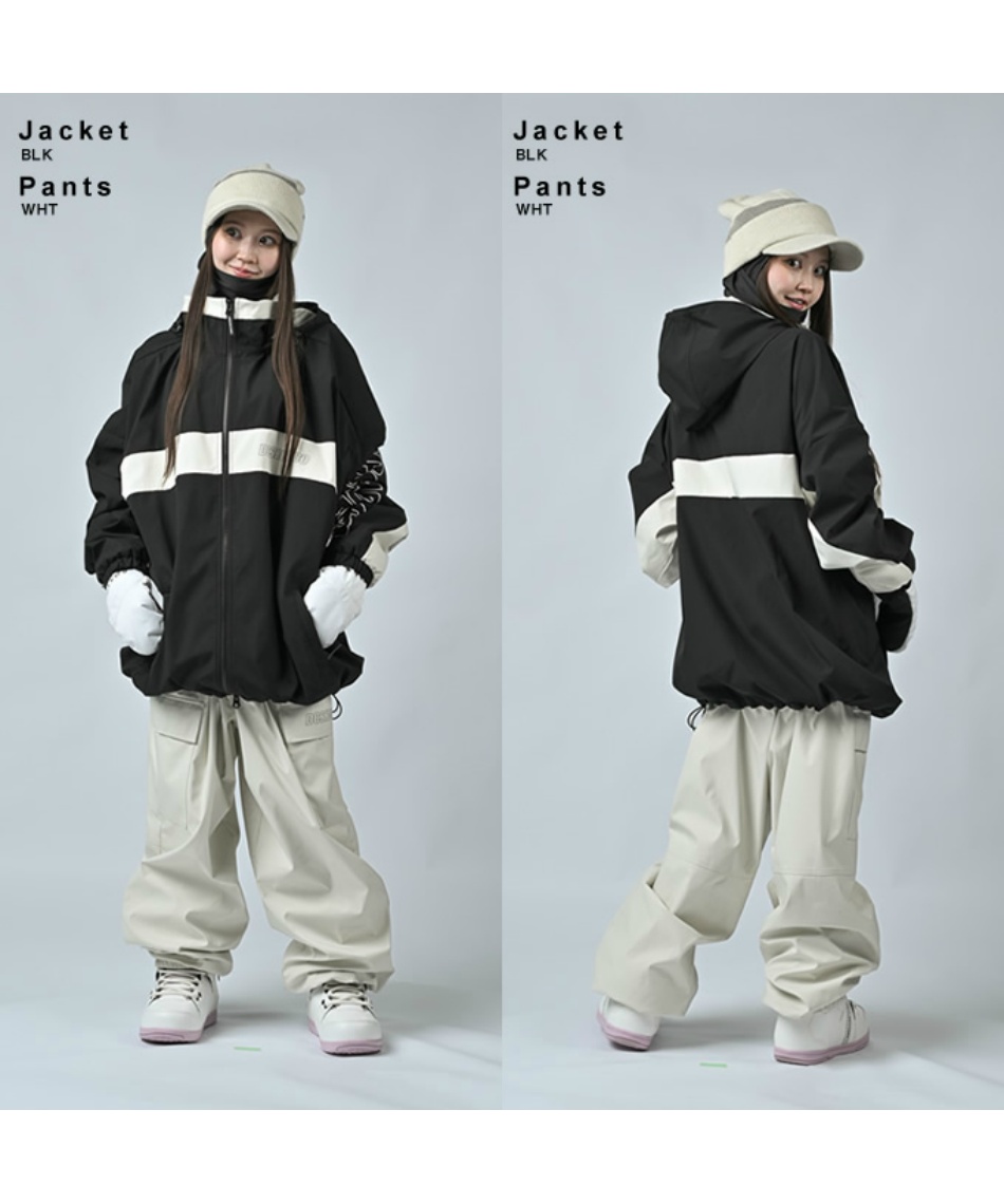 ディーシー(DC) スノーボードウェア 上下セット 24 DC SNOW STAND ZIP