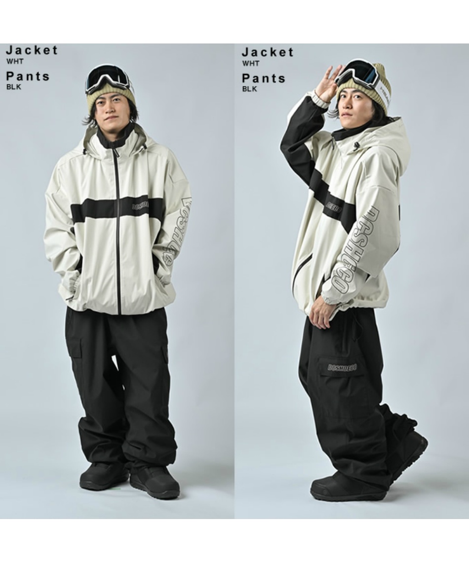ディーシー(DC) スノーボードウェア 上下セット 24 DC SNOW STAND ZIP
