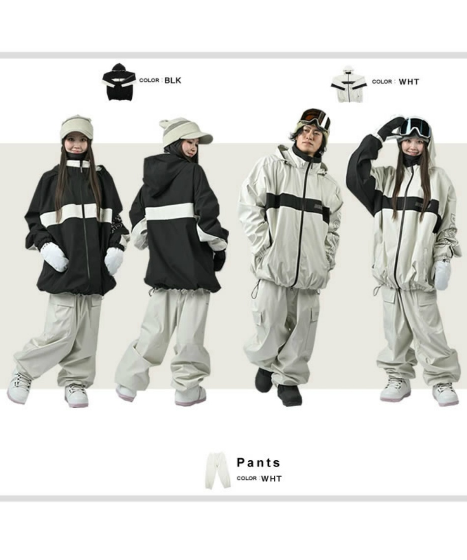 ディーシー(DC) スノーボードウェア 上下セット 24 DC SNOW STAND ZIP