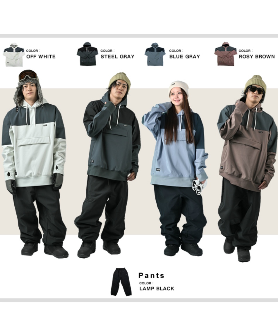 アンセム(ANTHEM) スノーボードウェア 上下セット SHOULDERPATCH
