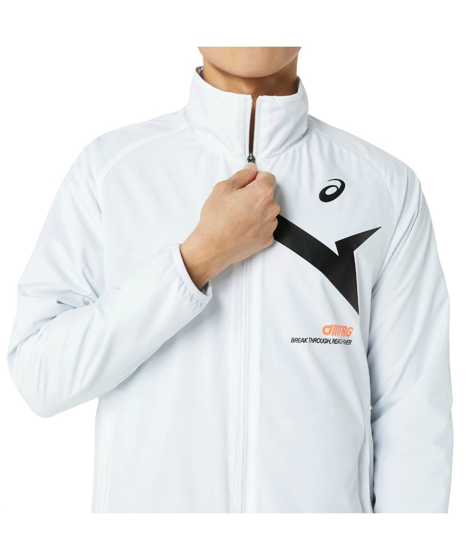 アシックス ウインドブレーカー 上下セット AIM-TRG 裏トリコットWBK