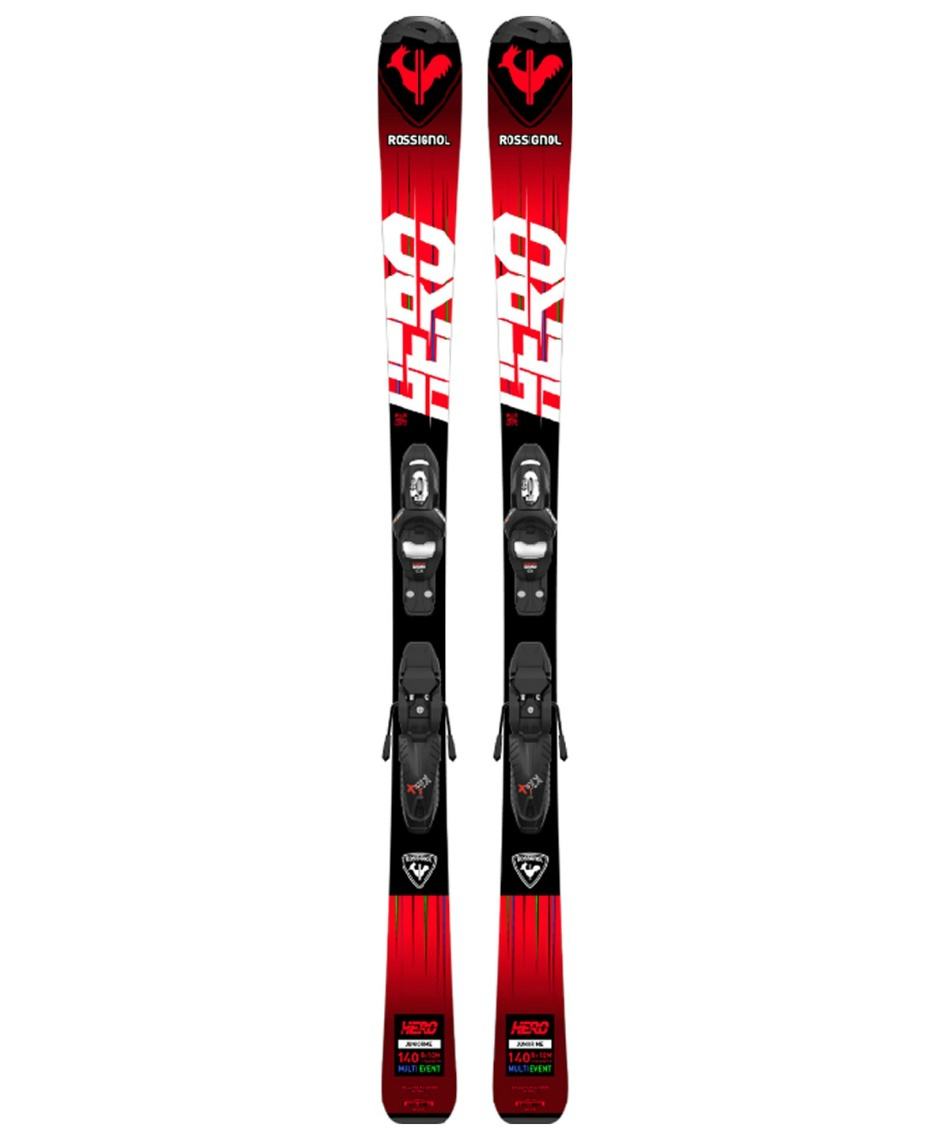 ロシニョール(ROSSIGNOL) ジュニアスキー板 3点セット HERO JR 100-130