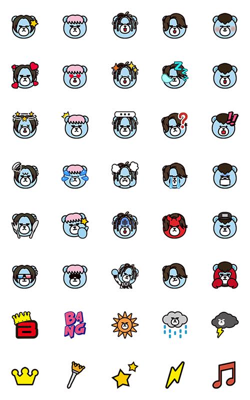 LINE絵文字にKRUNK×BIGBANGが初登場♪ | ビッグバン（BIGBANG