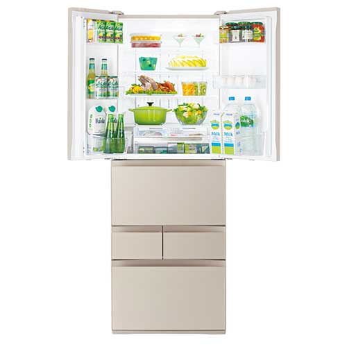 東芝 冷蔵庫 【良品】冷凍冷蔵庫 462L サテンゴールド GR-R460FH(EC