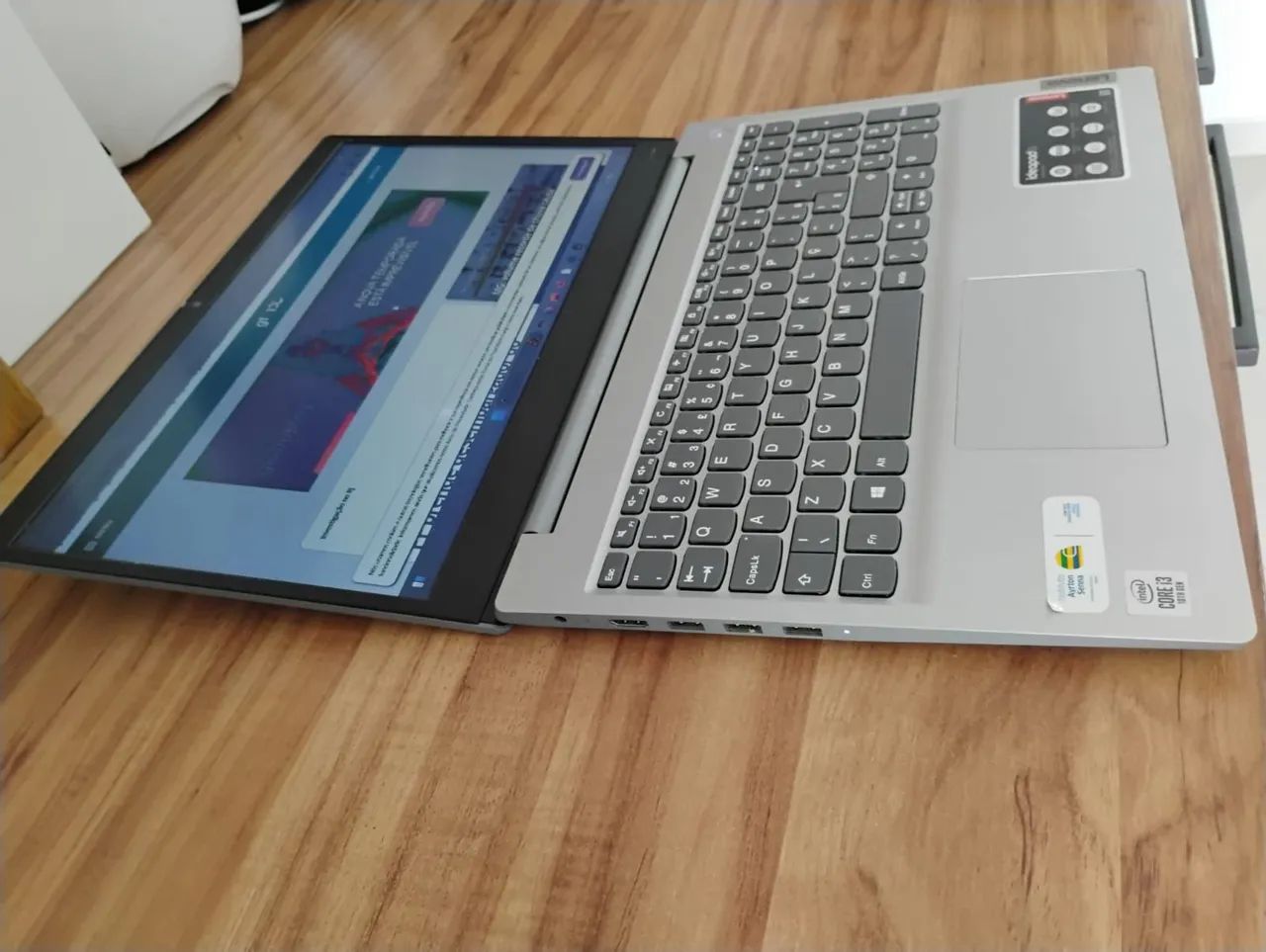 Notebook i3 10th, HD 1TB + SSD NVME 256 GB, 8 GB RAM troco por