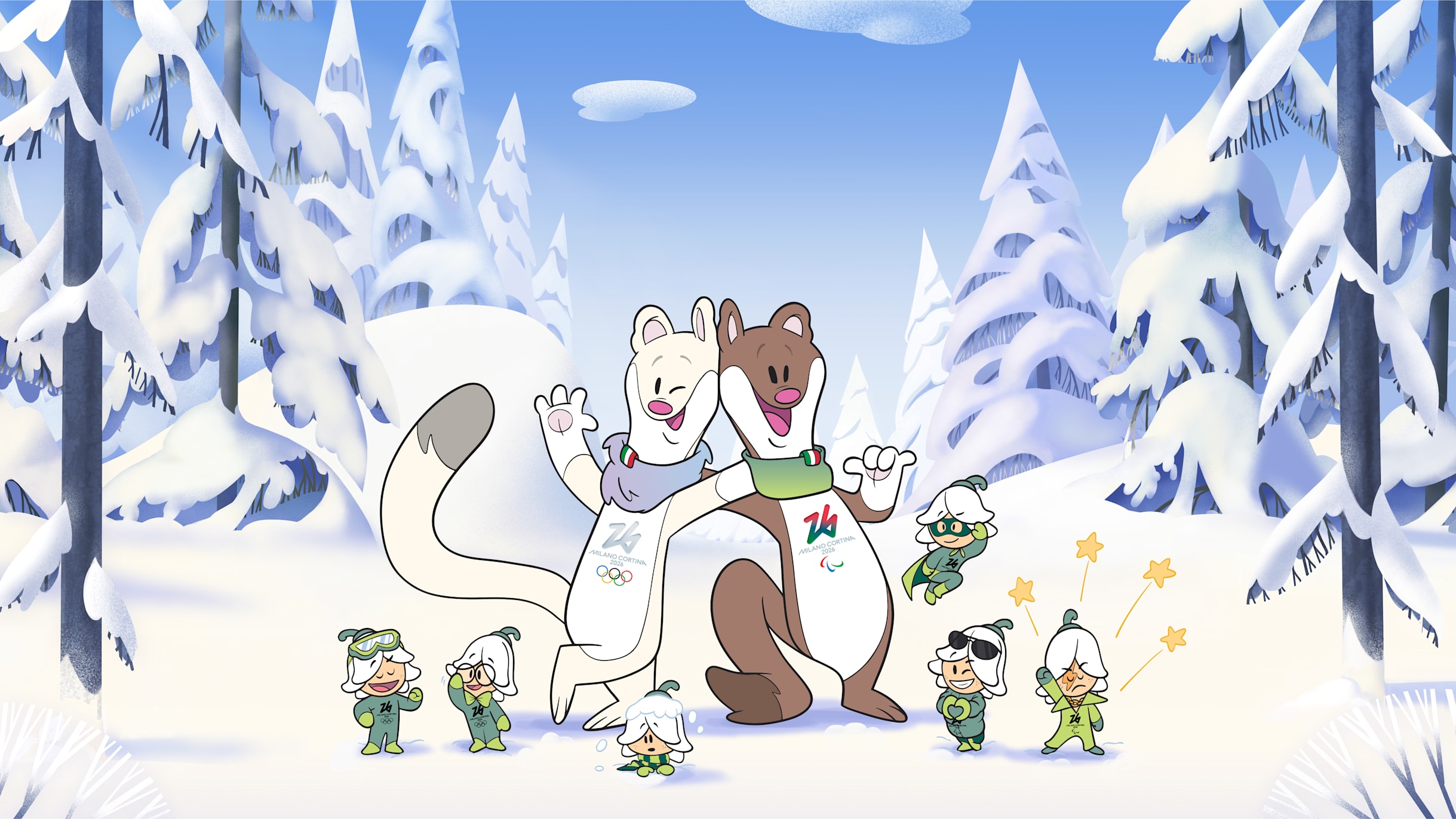 ミラノ・コルティナ2026、マスコット公開！「ティナ」と「ミロ」