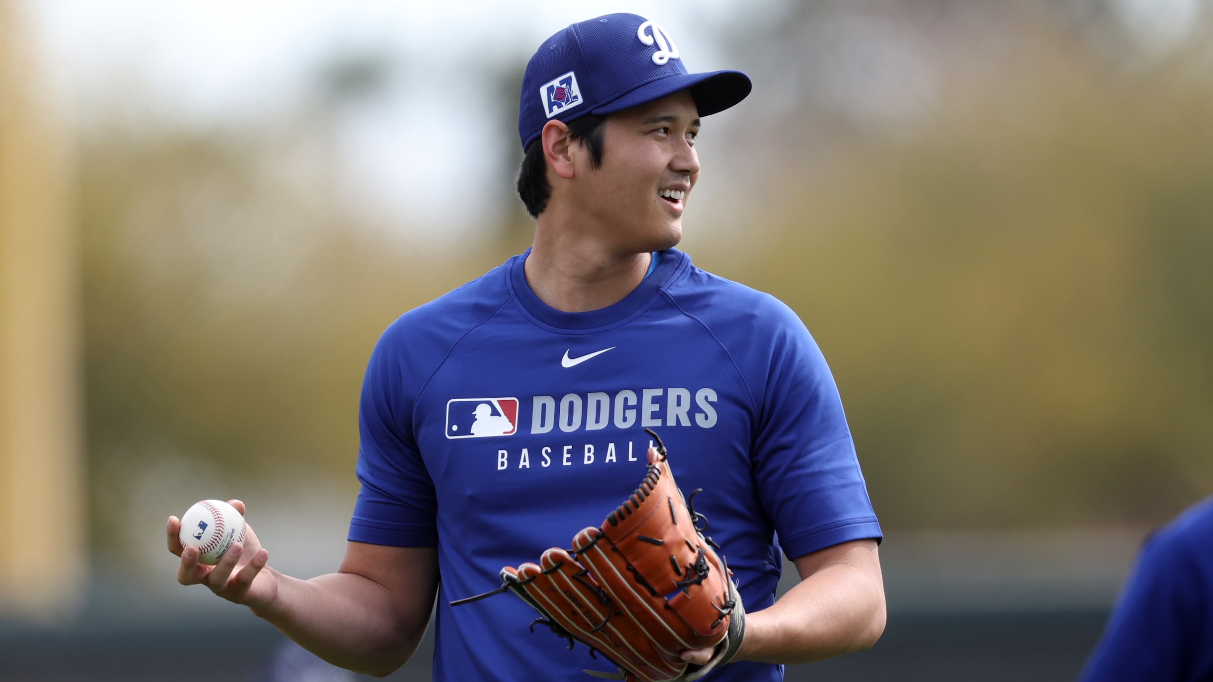 ドジャース・大谷翔平、山本由伸、佐々木朗希がそろって初トレーニング