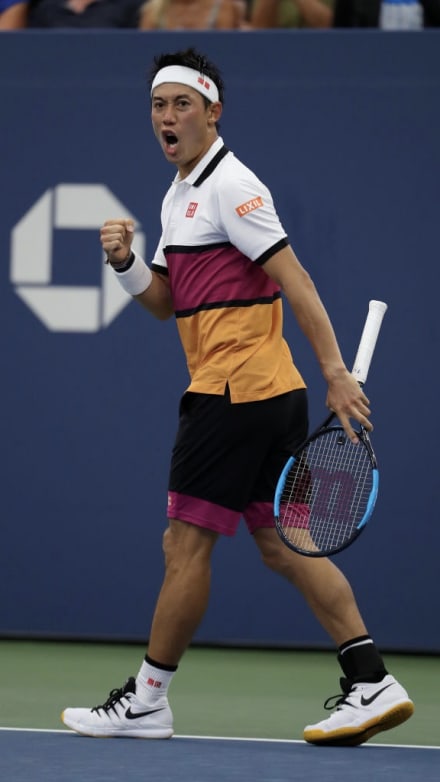 錦織圭が地元アメリカ出身のクランを下し、3回戦進出 | テニス全米