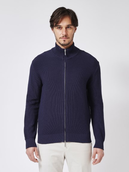 ジップアップニットブルゾン（ニット）｜STRASBURGO OUTLET