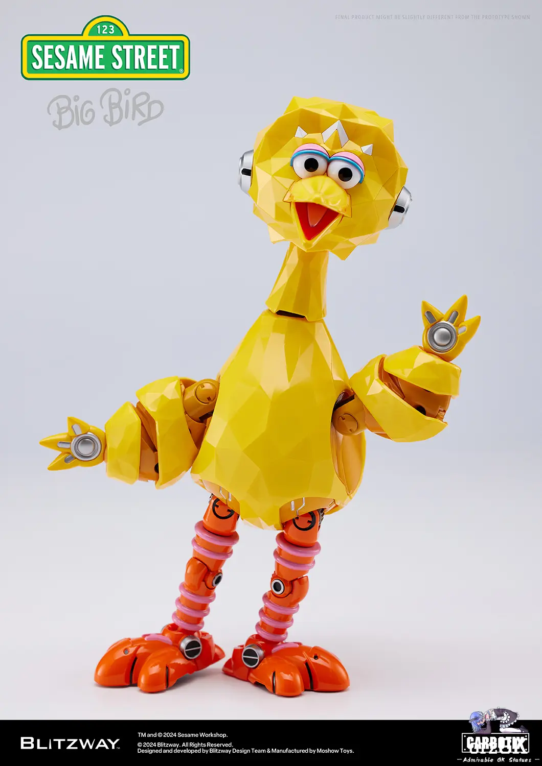 Blitzway Studio - Carbotix Sesame Street Aciton Figure Elmo Big