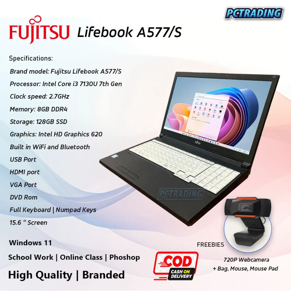 Brand model: Fujitsu Lifebook A577/S Specifications Processor