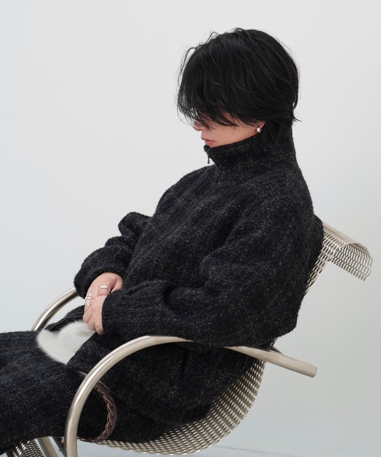 ALPACA SILK TWEED ZIP / 商品詳細ページ / LIDNM / Llife ONLINE