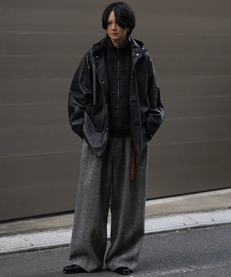 ALPACA SILK TWEED ZIP / 商品詳細ページ / LIDNM / Llife ONLINE