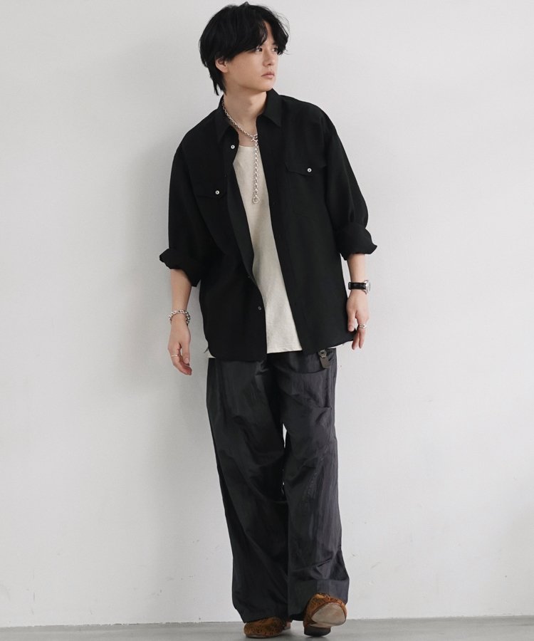 SILK RAYON WESTERN SHIRT / 商品詳細ページ / LIDNM / Llife ONLINE
