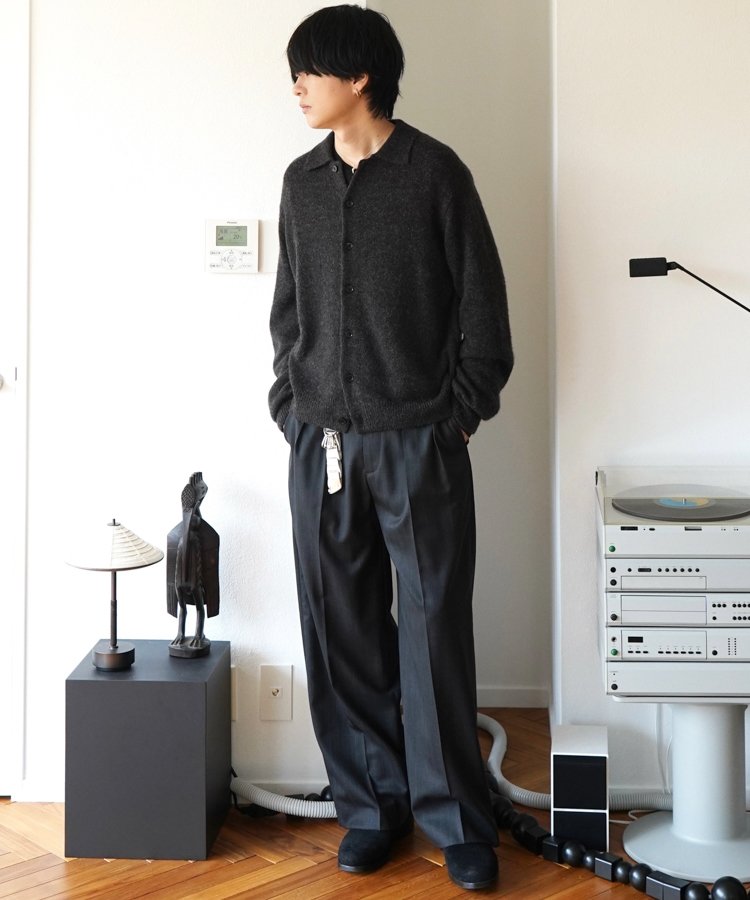 Alpaca Knit Shirt Cardigan / 商品詳細ページ / LIDNM / Llife ONLINE