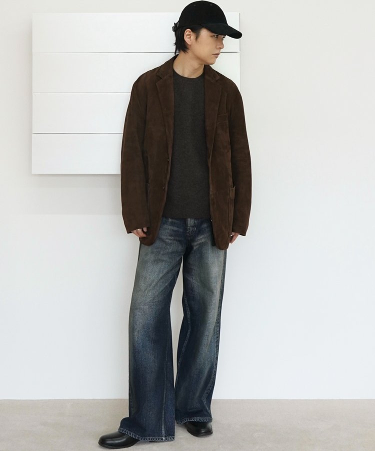 Goat Suede Tailored Jacket / 商品詳細ページ / LIDNM / Llife ONLINE