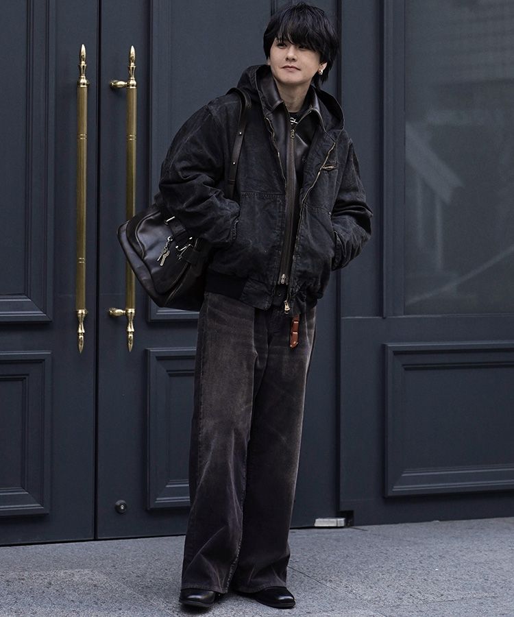 VINTAGE WASHED LEATHER ZIP / 商品詳細ページ / LIDNM / Llife ONLINE