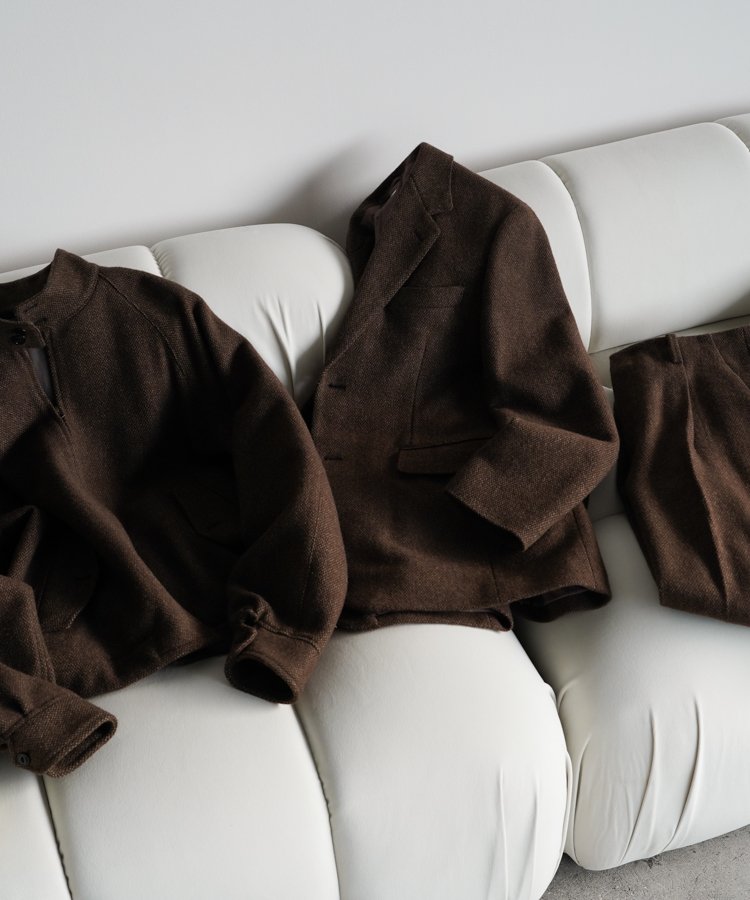 Alpaca Tweed Harrington Jacket / 商品詳細ページ / LIDNM / Llife