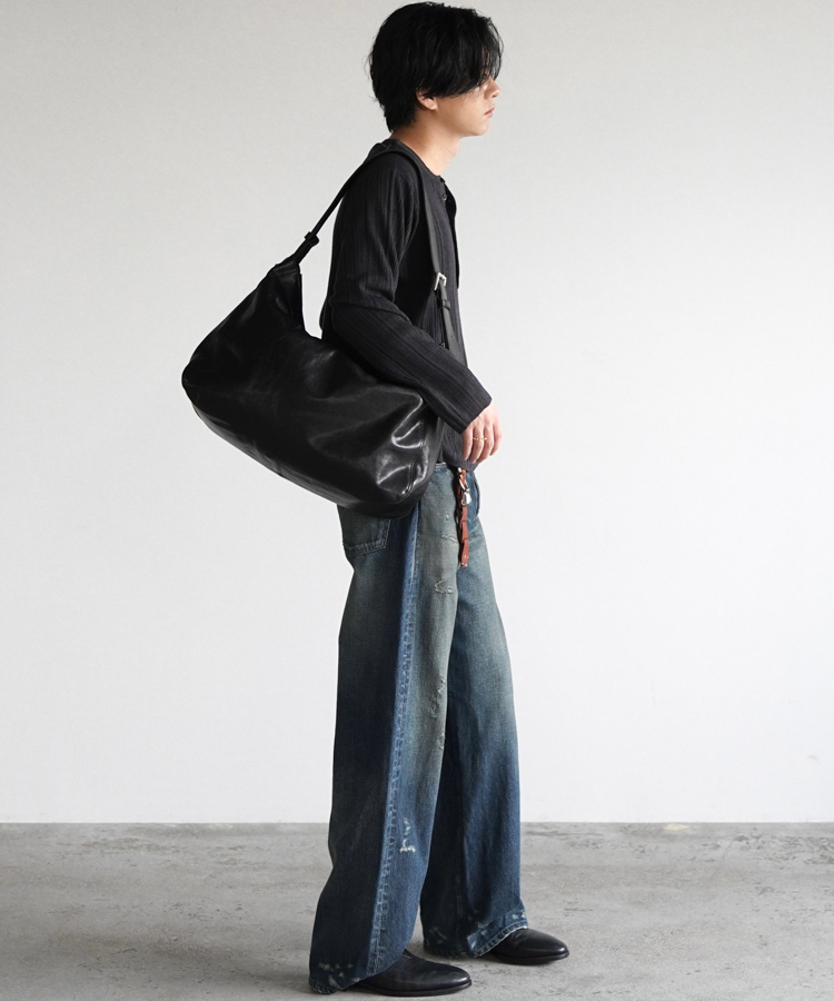 Llife POLISHED COW LEATHER NEWSPAPER BAG / 商品詳細ページ / LIDNM