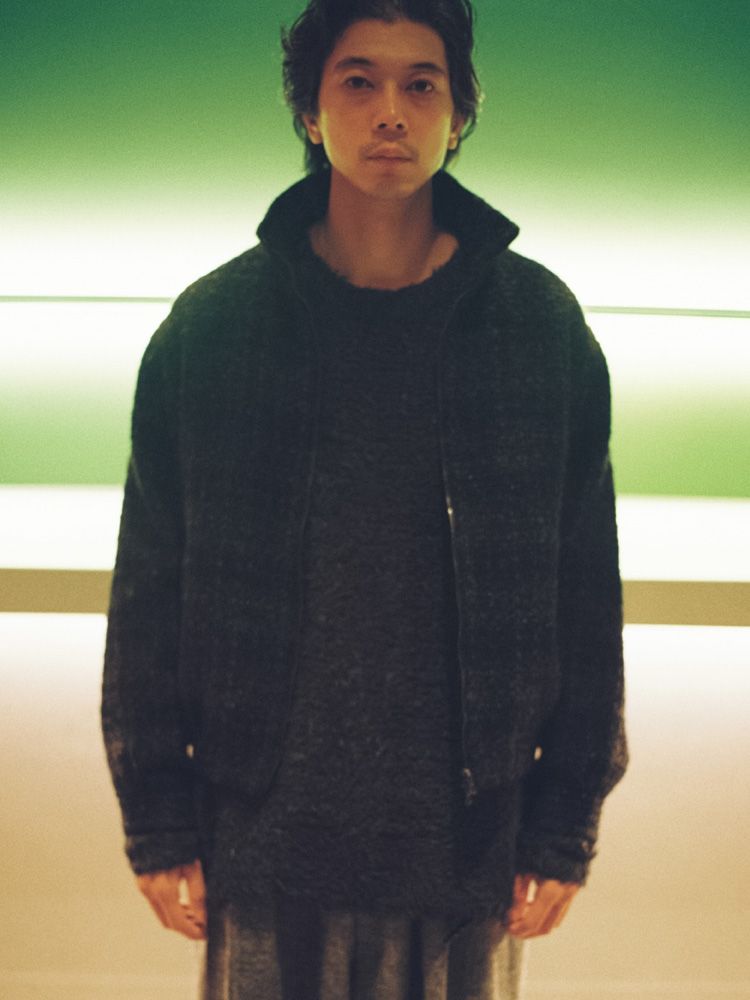 ALPACA SILK TWEED ZIP / 商品詳細ページ / LIDNM / Llife ONLINE