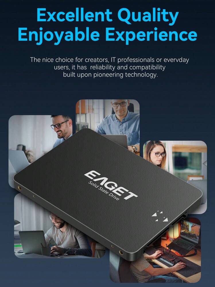 EAGET 2.5インチSSD 480GB 4個セット 新品未使用 EAGET 480GB 2 5