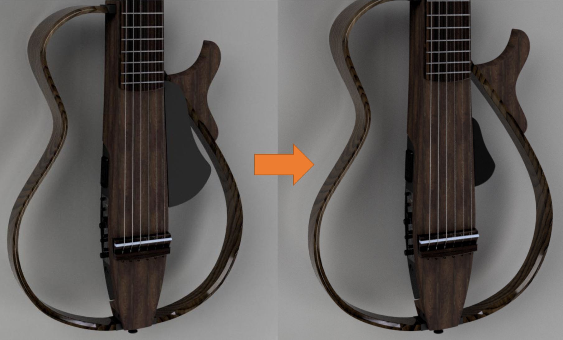 ヤマハ サイレントギター用ショートフィンガーボード - DMM.make