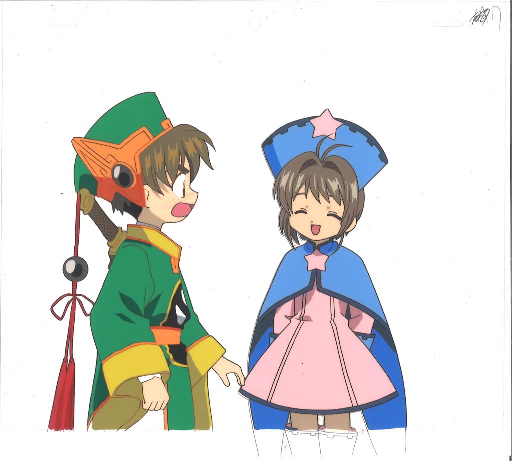 カードキャプターさくら 木之本桜/李小狼 セル画