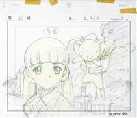 3307] 天空の城ラピュタ ラフ原画 / 直筆:宮崎駿