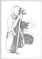 野田彩子 直筆サイン入りカラー複製イラスト「ダブル」