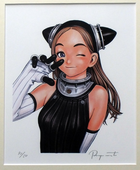 村田蓮爾 直筆サイン入りカラー複製イラスト