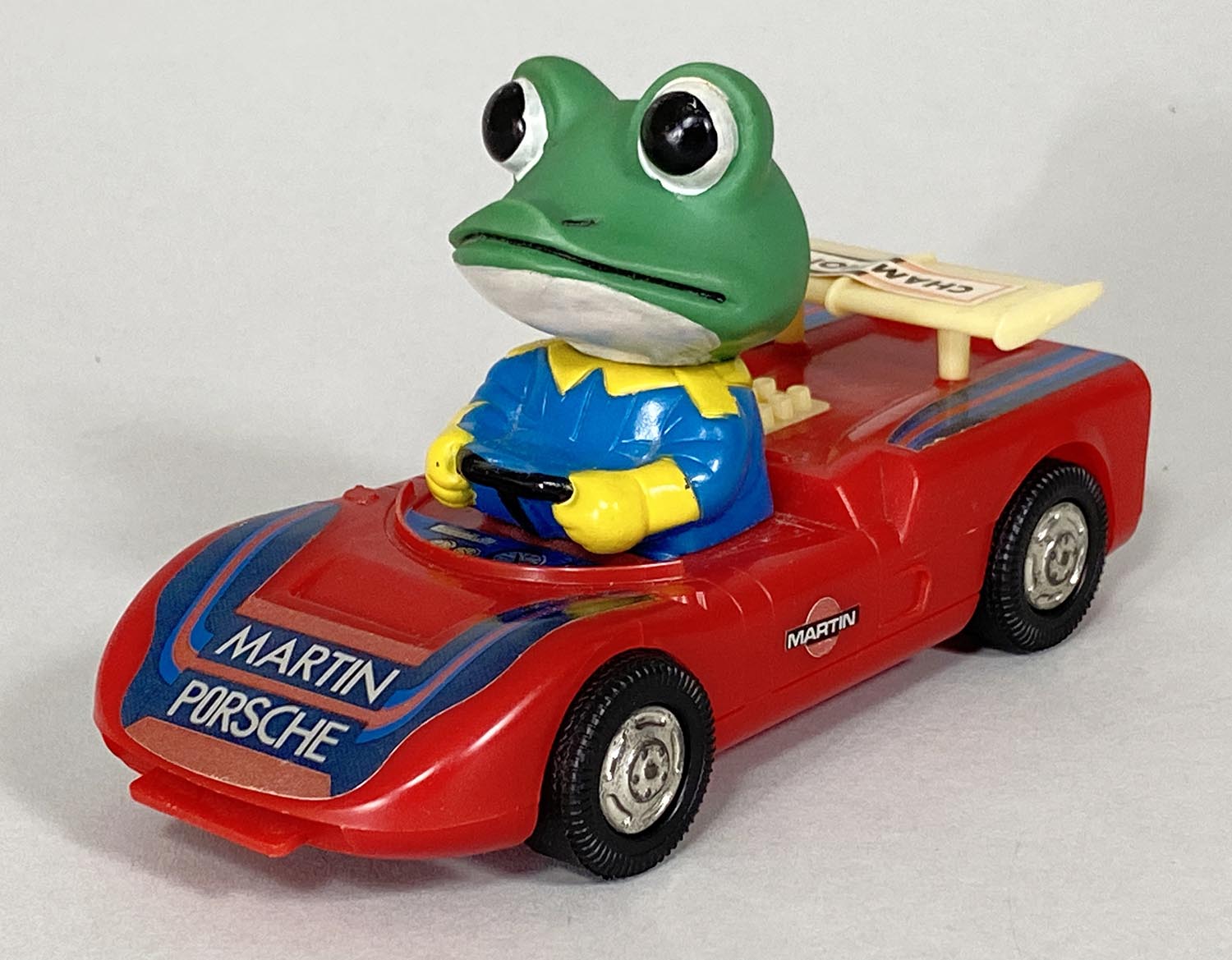 藤城清治先生直筆・スポーツカーに乗るケロヨン 藤城清治先生直筆