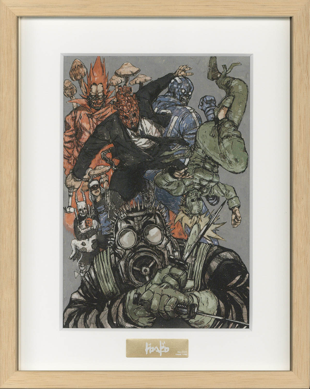 5111] 林田球 カラー複製イラスト 「ドロヘドロ」