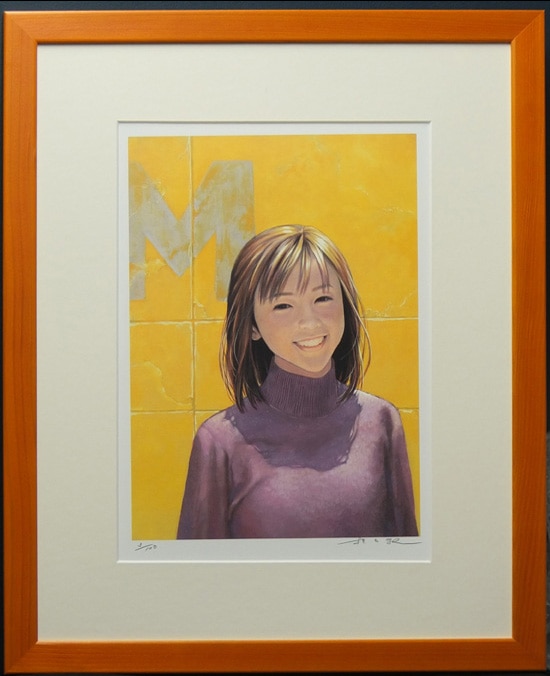 桂正和 直筆サイン入りカラー複製イラスト 「M」