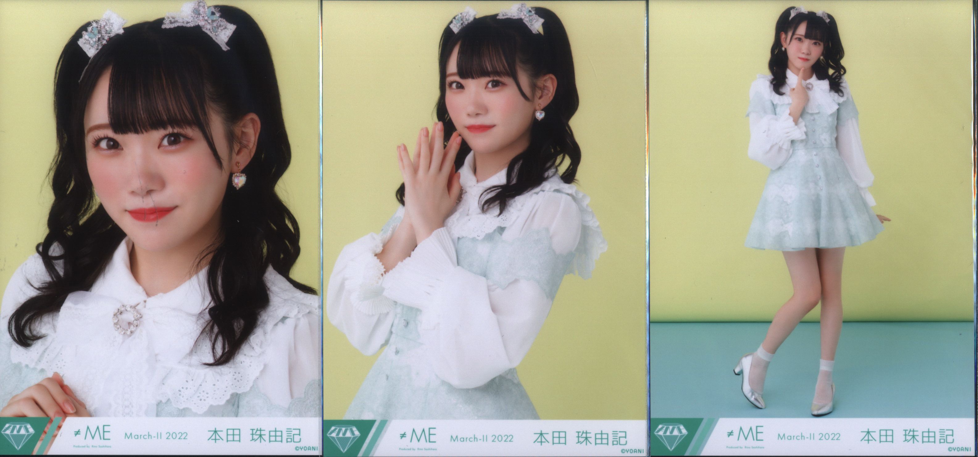 本田珠由記 直筆生写真イラストコメント入り、コンプセット 本田珠由記