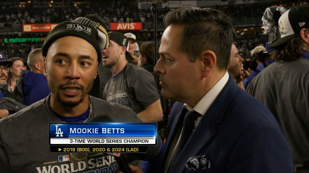 Mookie Betts wins 3rd World Series ring